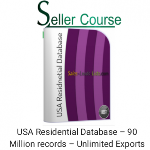 USA Residential Database – 90 Million records – Unlimited Exports