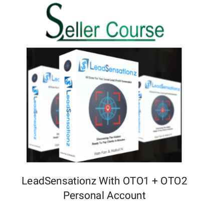 LeadSensationz With OTO1 + OTO2 Personal Account