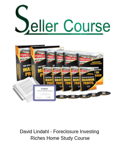 David Lindahl - Foreclosure Investing Riches Home Study Course