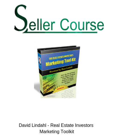David Lindahl - Real Estate Investors Marketing Toolkit