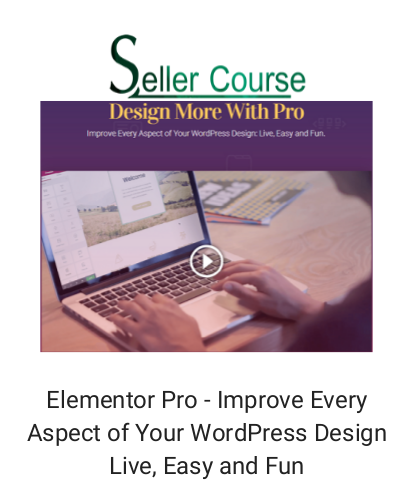 Elementor Pro - Improve Every Aspect of Your WordPress Design Live, Easy and Fun