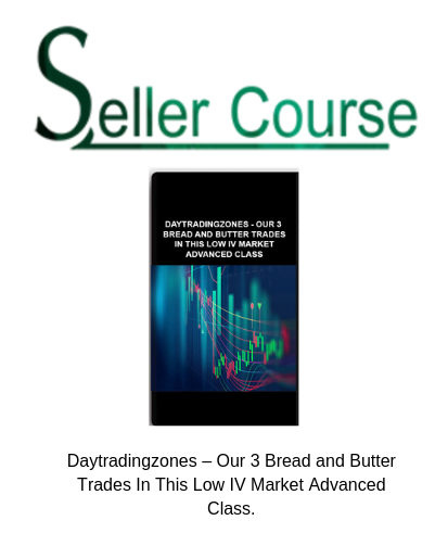 Daytradingzones – Our 3 Bread and Butter Trades In This Low IV Market Advanced Class.